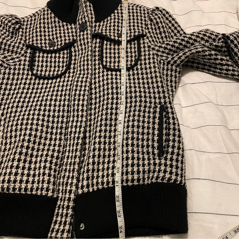 Billabong Vintage Houndstooth Bomber Jacket - Picture 9 of 10